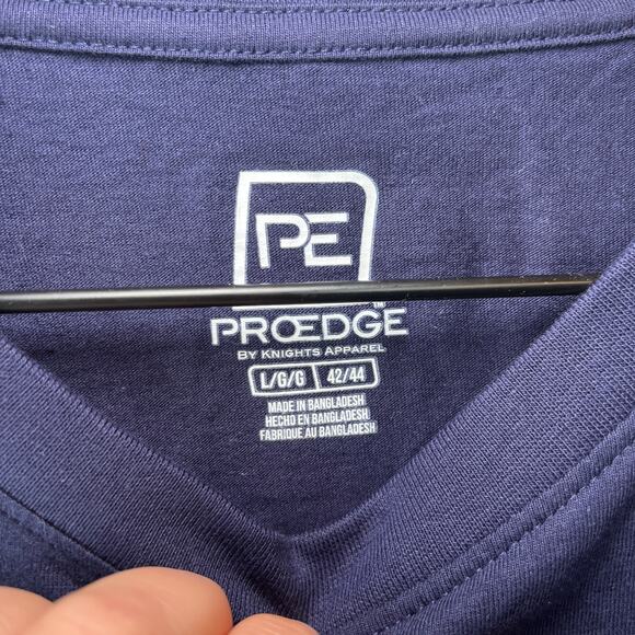 Proedge Knights Apparel Notre Dame Fightin' Irish T-shirt Navy Blue Size Large - Picture 3 of 5